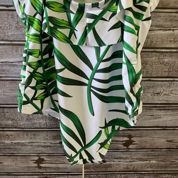 Pat Pat Leaf Print One-Piece Swimsuit Size‎ S - Picture 7 of 12